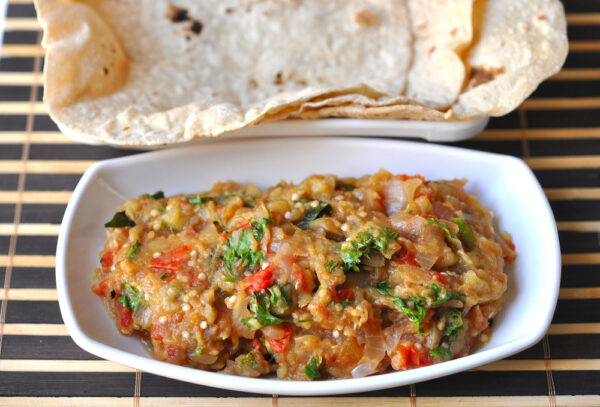 Baingan Matar Bharta